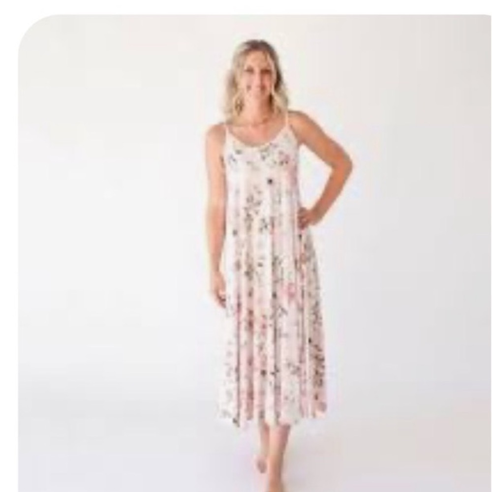 Posh Peanut Ditzy Floral Dress mommy casual dress